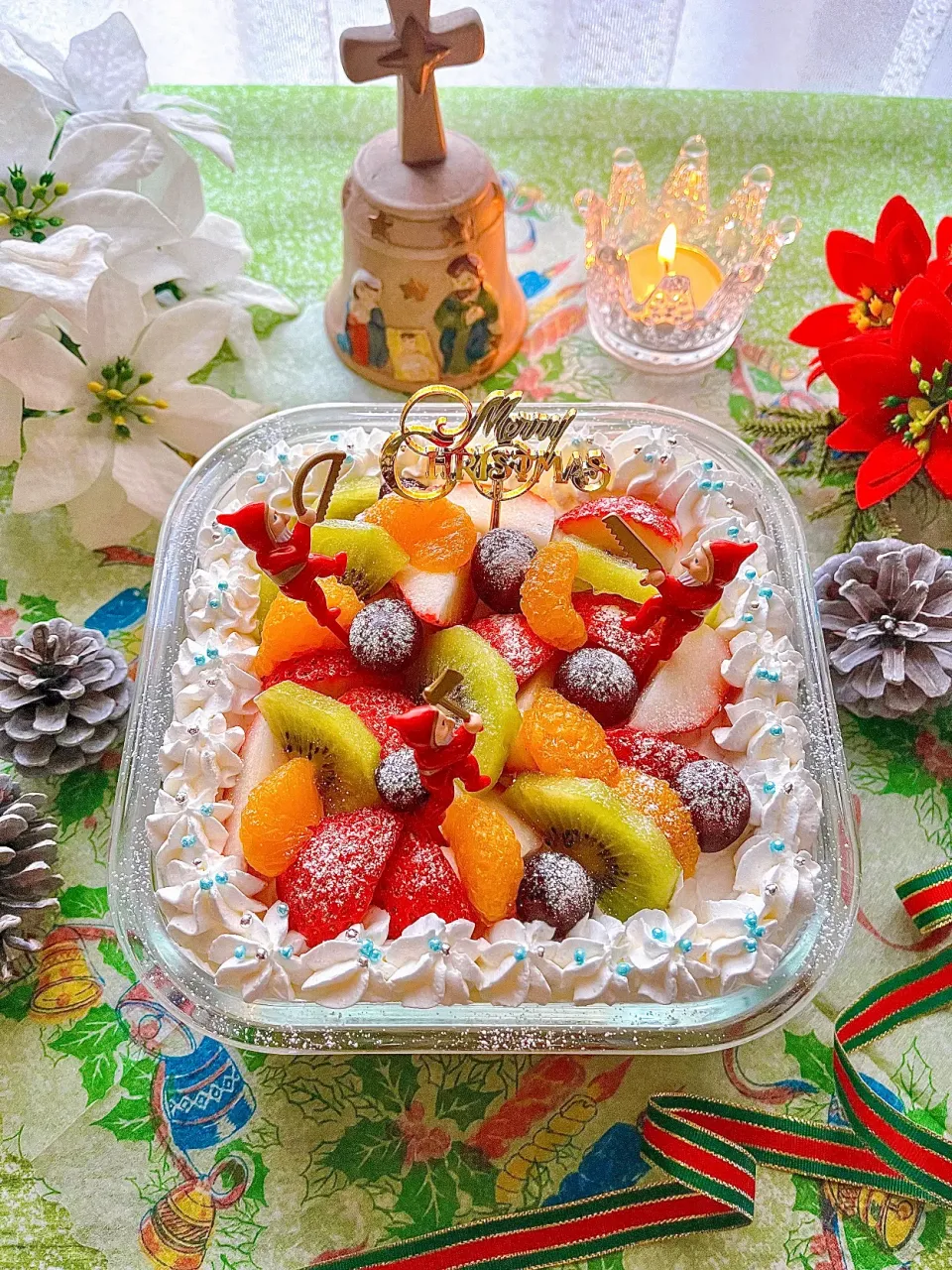 クリスマススコップケーキ|ハマーさん