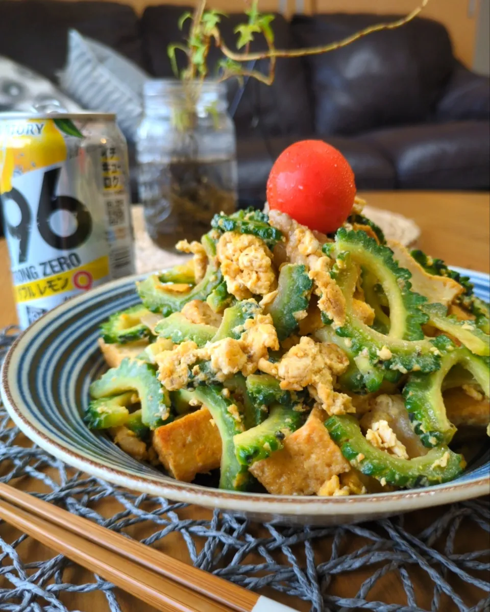 ｺﾞｰﾔﾁｬﾝﾌﾟﾙ|まりおさん