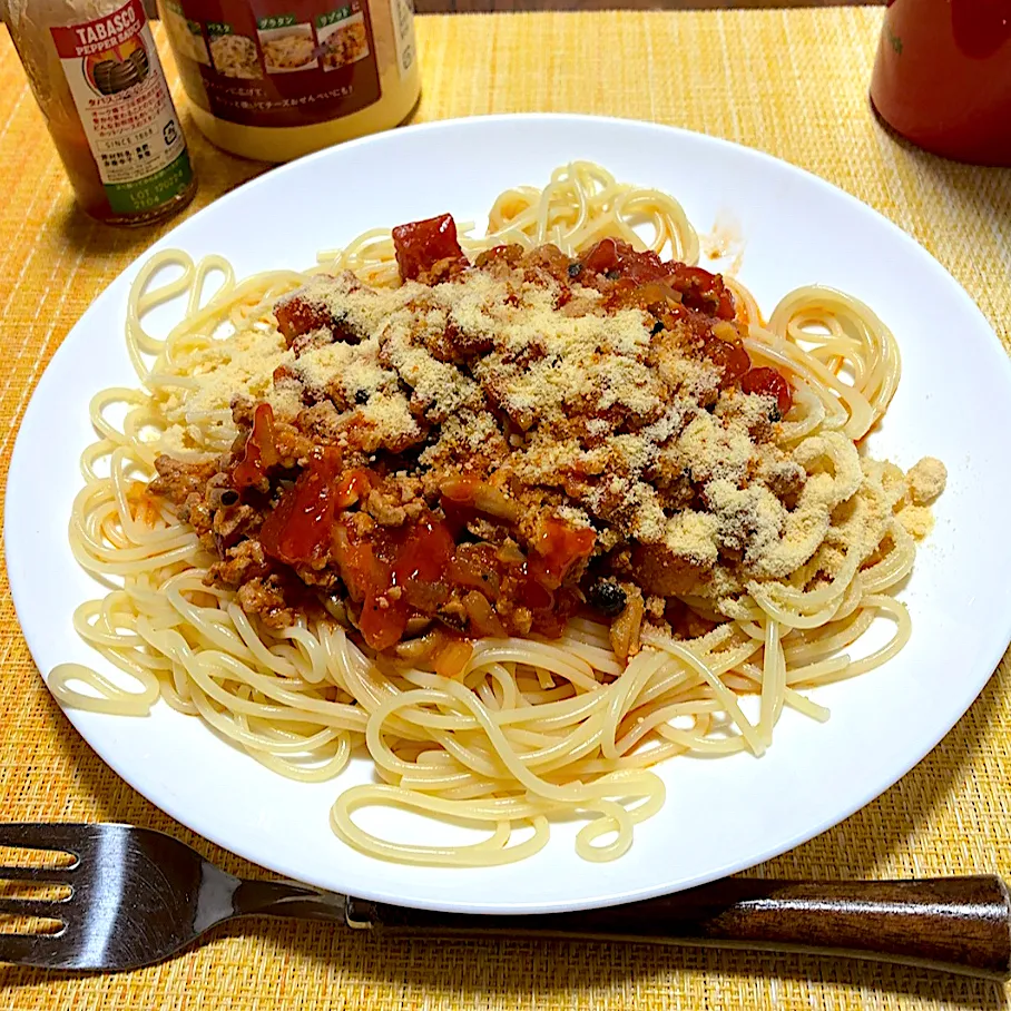ミートソースパスタ🍝|akkoさん