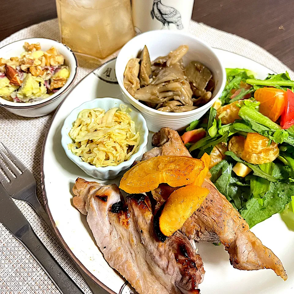 12/24晩酌：スペアリブの柚子グリル|ななみんさん