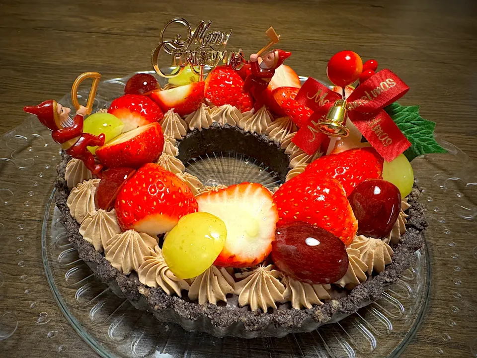 生チョコタルト🍓|kazu★さん