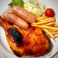 ローストチキンのプレート|neuさん