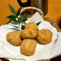 テーブルマーク（旧カトキチ）のレモン塩唐揚げをグリルで焼いただけ|🐈⸒⸒⸒⸒つるのダンス🐈🐾さん