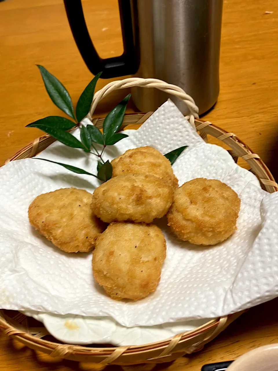 テーブルマーク（旧カトキチ）のレモン塩唐揚げをグリルで焼いただけ|🐈⸒⸒⸒⸒つるのダンス🐈🐾さん