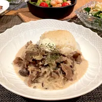 ビーフストロガノフ🥄|Saori.Sさん