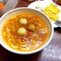 手打豬肉丸蕃茄通粉| skyblueさん