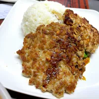 生煎土魷肉餅飯| skyblueさん