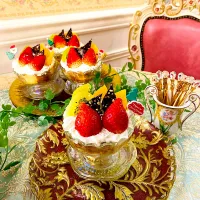 Glass Cupcake 🎄🧁|🐶dekochoro🐶さん