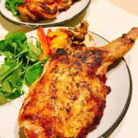 骨付き鶏のグリル|ももこさん