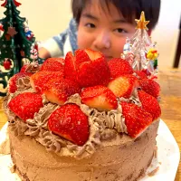 次男作のクリスマスケーキ| だまさん