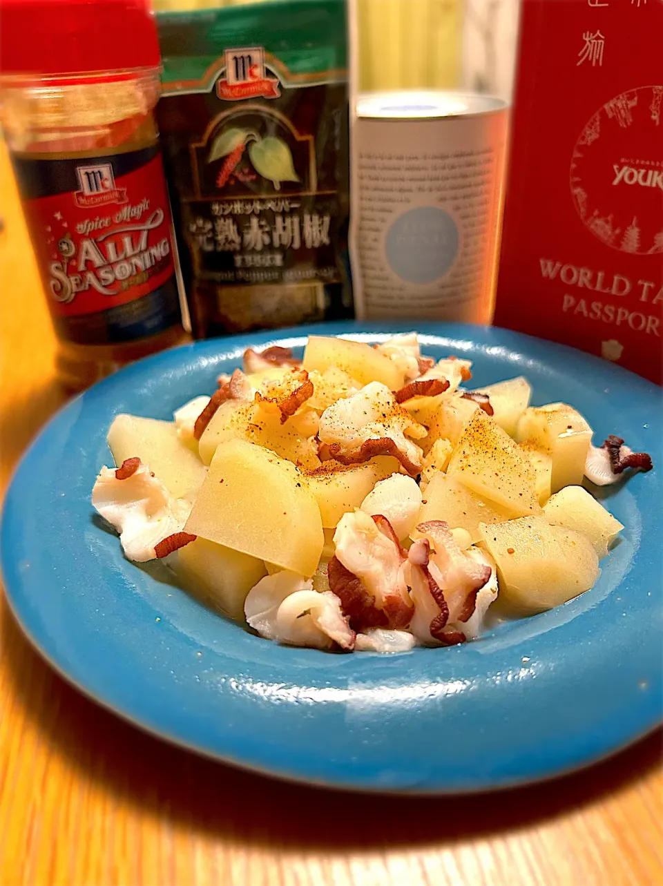 タコのガリシア風　ポルボ・ア・フェイラ (Pulpo a la Gallega)|むぎこさん