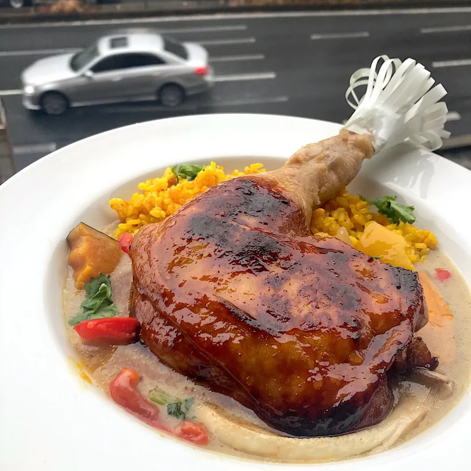 チキンのっけグリーンカレー|Kさん