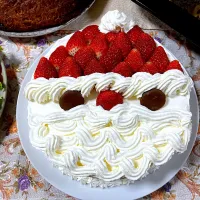 ＊苺ショートのサンタさんケーキ🎂🎅＊|＊抹茶＊さん