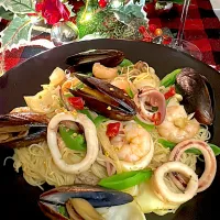 本日の海鮮パスタ|TaNakaさん