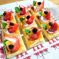 パイシートでプチフルーツパイ|cherry🍒さん