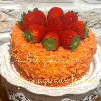 苺のダブルチーズケーキ　✴︎ Double gâteau au fromage aux fraises ✴︎|vaniitanさん