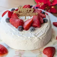 簡単！クリスマスケーキ🎂✨|ちょこさん