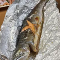 ビワマスの塩焼き|タマ三郎さん