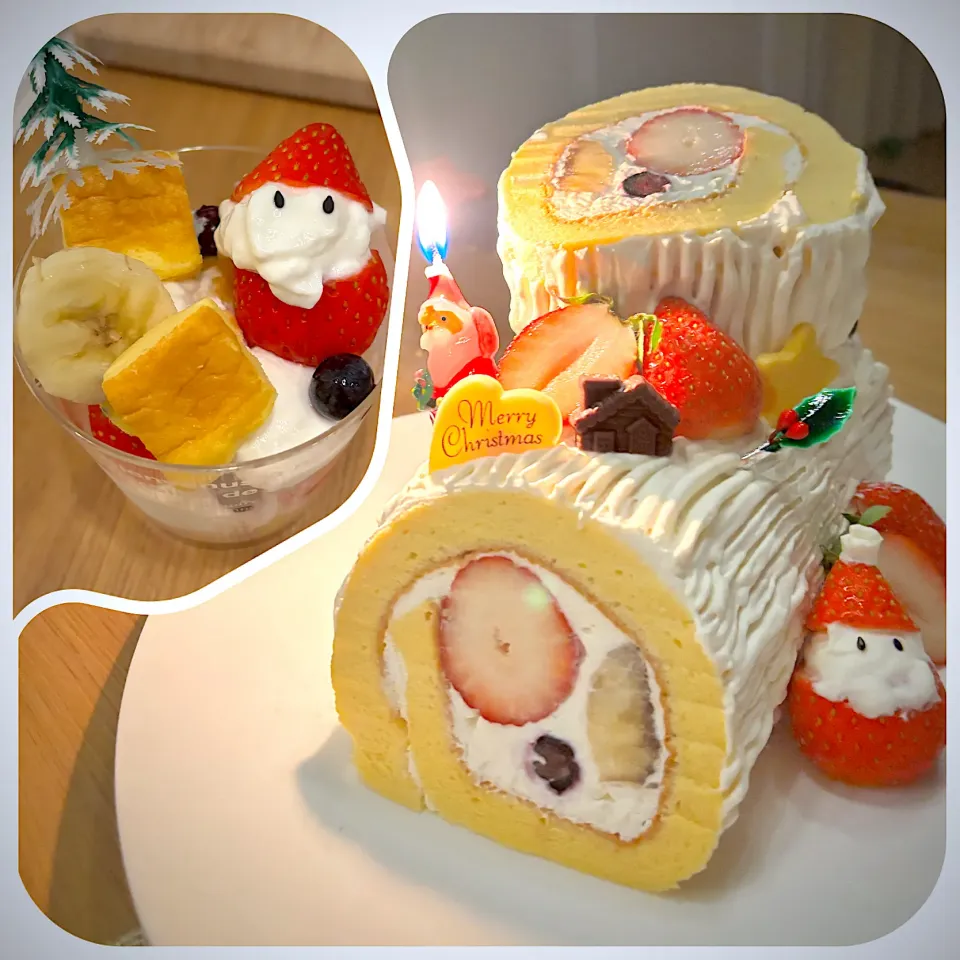 ブッシュドノエル＊トライフルケーキ|さっちんさん
