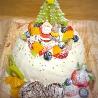 手作りクリスマスケーキ|maccoさん