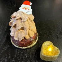 モンブランのツリーケーキ🌰|なみさん