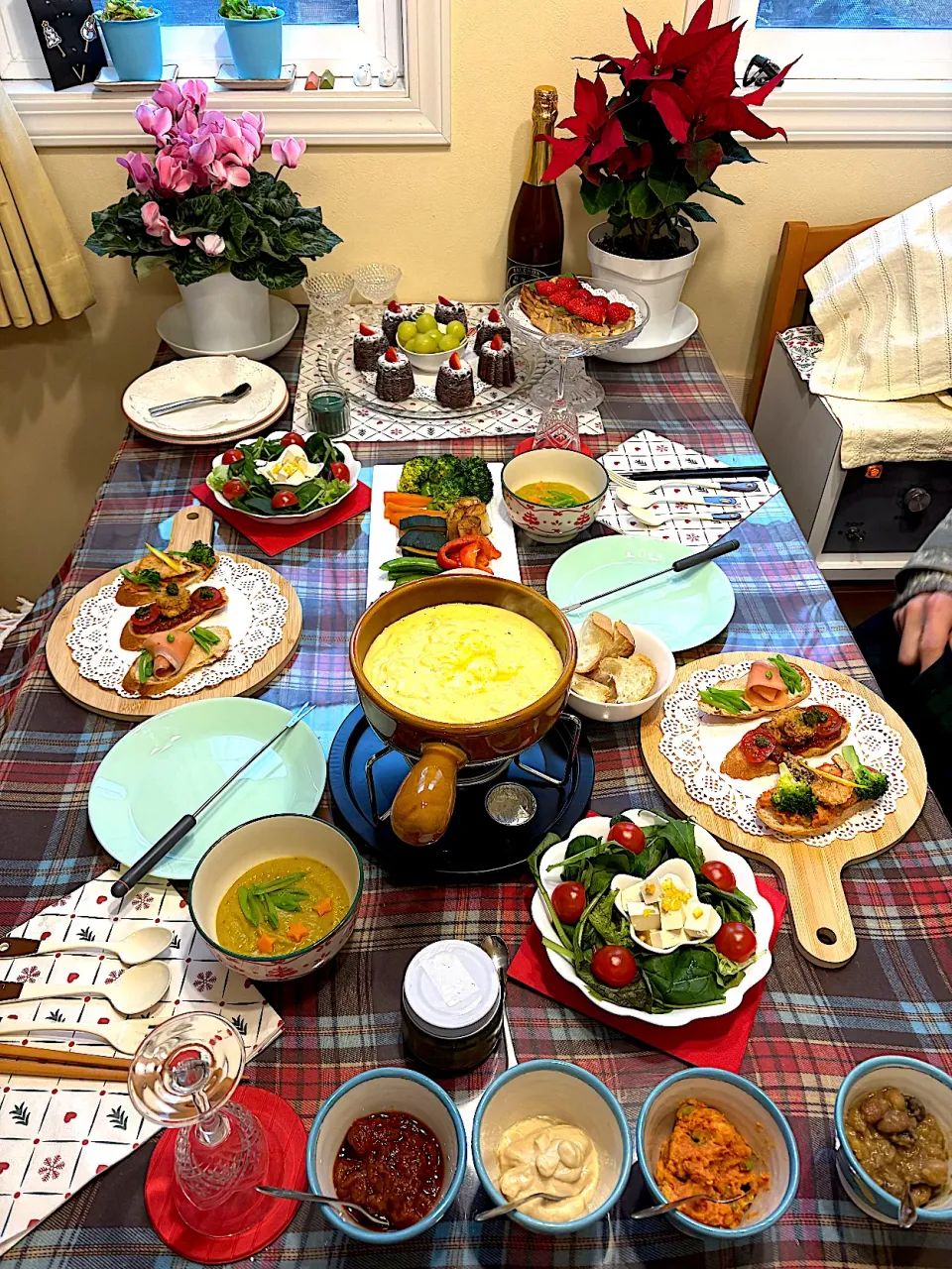 冬至パーティーセッティング💕|ことはさん