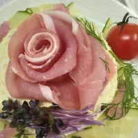 スモークサーモン入りアスパラガスムース|ゆきりんさん