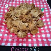 唐揚げマウンテン・クリスマスバージョン✨|cocco+さん