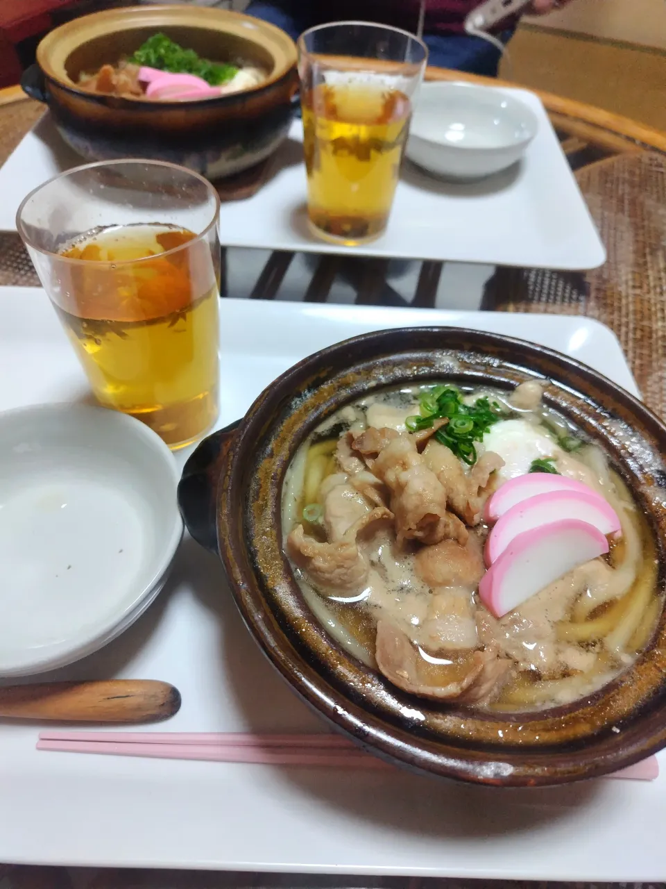 鍋焼き肉うどんです✨|rikako♪。.:＊さん