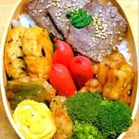 焼肉弁当🍱|にゃん(=^・^=)さん