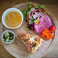 里芋と椎茸のキッシュ