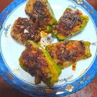 ピーマンの肉詰め|のばーきさん