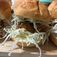 ロールパンでベジバーガー|yunyunさん