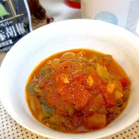 手羽先のトマト煮込み🍅
