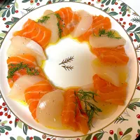 サーモンとホタテのカルパッチョ|ｙａｋｋｏさん