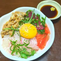 海鮮丼|Riapple🍎さん