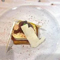 フォアグラ　ビーツ　ポルトレザン　シフォンサレ|いぬさん