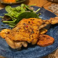 チキンのコンフィ|いがをさん