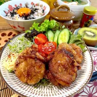 唐揚げさん定食🍗