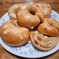 🥯コーヒー☕️ナッツベーグル🥯