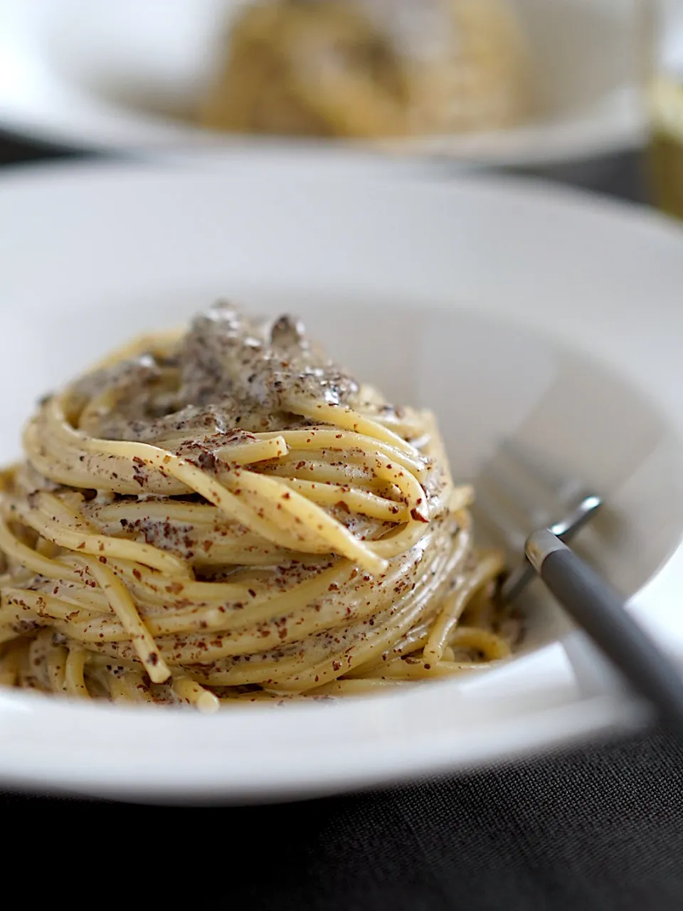マッシュルームペーストのクリームパスタ|てつやさん