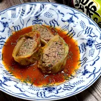 昆布つゆなロールキャベツ