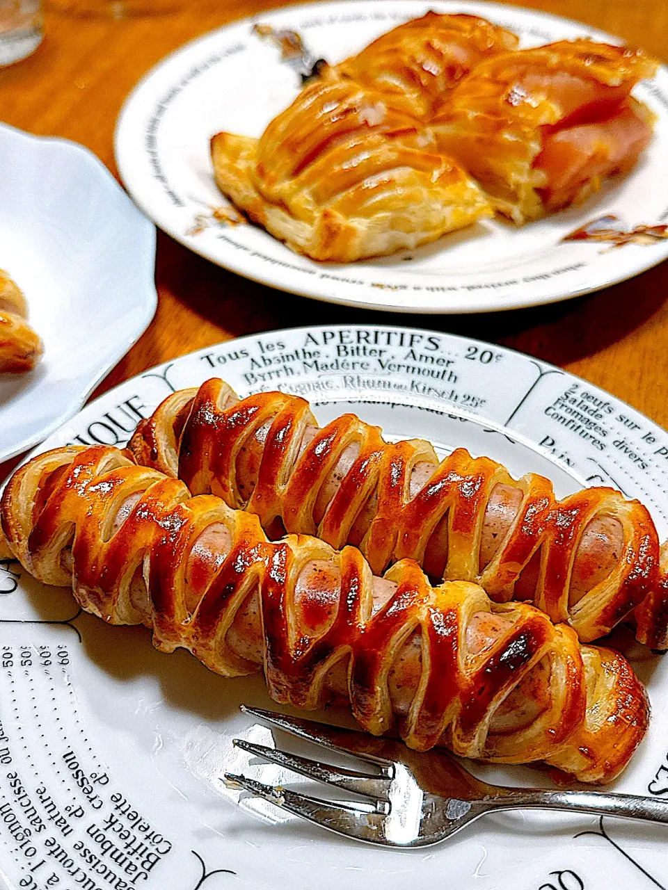 2025/12/27アップルパイ&ソーセージパイ|Blueberry🫐さん