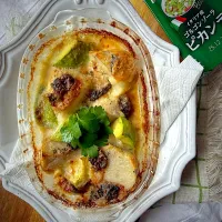 里芋とアボカドのゴルゴンゾーラグラタン|asumi-yuzukoさん