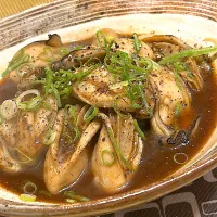 牡蠣のバター胡椒焼き