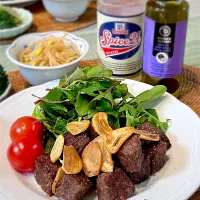 トリュフ香るサイコロステーキ|あゆさん