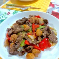 肉と野菜のガーリック炒め|kazuko pさん