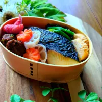 鰆の塩焼き弁当|さらママさん