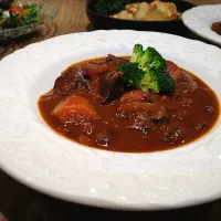 鹿肉の赤ワイン煮込み|古尾谷りかこさん