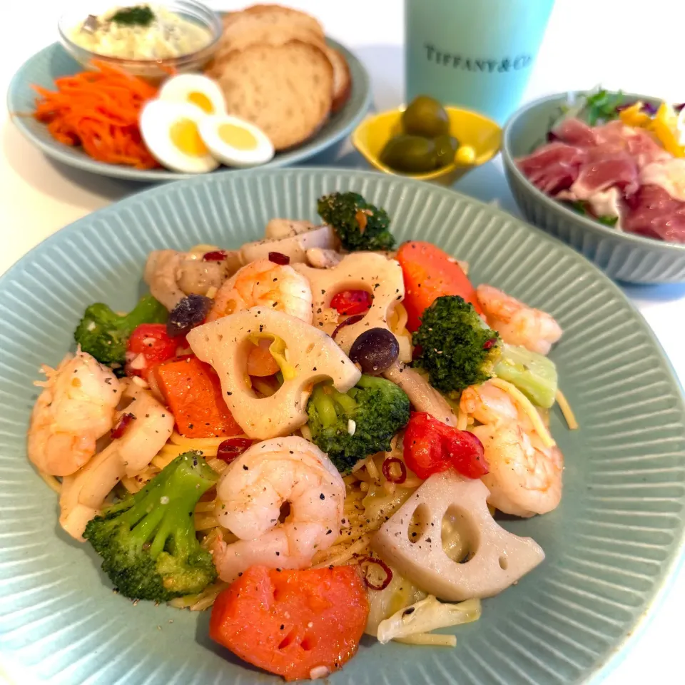 アヒージョパスタ|C2★さん